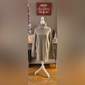 Doe & Rae Tunic Turtleneck Sweater